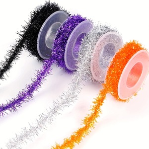 새로운 디자인 DIY 크리스마스 미니 반짝이 화환 크리스마스 매달려 장식 반짝이 화환 크리스마스 트리 장식 - Product Image 5
