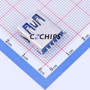 KH-3.0AF180WJ-15 <b>USB</b> <b>Connector</b> Through hole Component (THT) <b>Connector</b> Type-A <b>USB</b> 3.0 Female Through Hole - Product Image 2