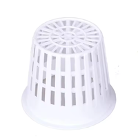 Panier de culture hydroponique et aquaponique Bainer pour fixation des racines, panier de plantation pour système NFT, panier de culture hors-sol à profil bas
