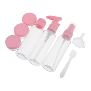 Kit de Voyage Portable OEM en Gros pour Reconditionnement – Ensemble de 7 Flacons Cosmétiques Vides en PET de Haute Qualité avec Compte-gouttes Scellés - Product Image 1