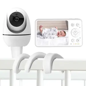 Privacy Protection No APP 2.4GHz Wireless Sonix Babyfoon Night Vision Temperature Monitoring Bed Mount Video Baby Monitor Camera