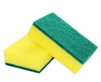 Haute qualité personnalisé écologique durable nettoyage cellulose coussin en nylon éponge de cuisine