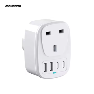Monfonk 20W PD nhanh chóng sạc du lịch Adapter đa cổng USB adapter chuyển đổi cắm cho UK/EU/US/AU cho công nghiệp máy ảnh sử dụng - Product Image 1