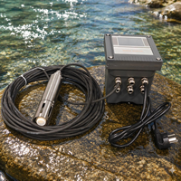 Analyseur en ligne de qualité de l'eau multiparamètre avec pH TDS ORP EC DO CL Analyseur de turbidité multiparamètre
