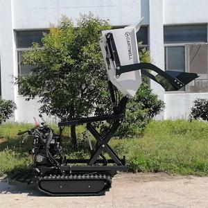 Spedizione gratuita! Prezzo a buon mercato 500KG capacità di carico cingolato carriola idraulico di sollevamento Mini Dumper avviamento elettrico - Product Image 6