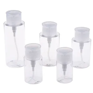 60/100/150/200/300ml Makeup Remover Water Pressing Bottle /Travel Push Down Empty Pump Container Bottle Makeup Dispensers Bottle