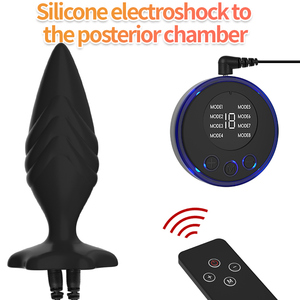 Stimulateur de prostate, plug anal à impulsions électriques, perles vibrantes, pour adultes - Product Image 2