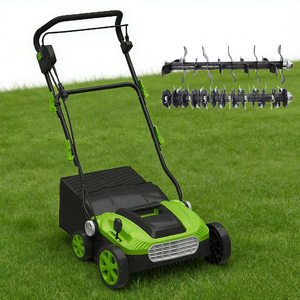 VERTAK 1500W /370mm <span class=keywords><strong>Scarificateur</strong></span> et Aérateur de Gazon Électrique 2 en 1 Machine à Désherber le Gazon Râteau à Gazon - Product Image 1