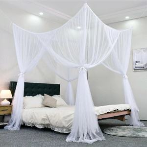 <span class=keywords><strong>Moustiquaire</strong></span> carrée super haute pliable 100 % polyester pour la maison avec quatre portes latérales, utilisable toute l'année - Product Image 4