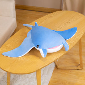 Hot Manta Pluche Speelgoed Schattige Rustgevende Ray Skate Pijlstaartrog Vis Knuffel Dier Poppen Zwemdieren <span class=keywords><strong>Aquarium</strong></span> Mascottes Kussens - Product Image 6