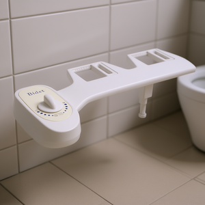 Accesorio de bidé para inodoro, presión de agua ajustable, montaje en pared, diseño minimalista de plástico - Product Image 2