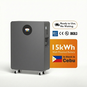 Système de stockage d'énergie solaire au lithium LiFePO4 15 kWh 300 Ah à cycle profond, monté au mur, 48 V 51,2 V, en stock aux Philippines - Product Image 1