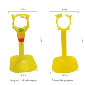 Taza para beber pollo, bebedero para pezones de pollo, bebedero automático para pezones de pollo, bebedor para pezones de codorniz,