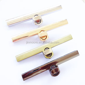 ホットセールバッグロングメタルクラスプターンロックツイストボタンクリップロック財布用 - Product Image 2