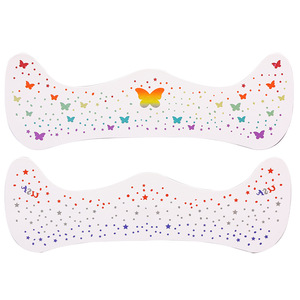 Tatuaje Temporal de Mariposa, Impresión Digital, Maquillaje Facial para Fiestas, Talla Única, Película PET, Duración de Hasta 1 Semana - Product Image 5