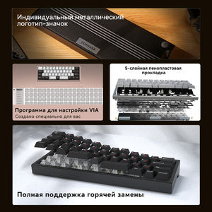 <span class=keywords><strong>Teclado</strong></span> Mecánico ZORNHER LZ40 con Teclas de Aleación de Aluminio Serie 40, <span class=keywords><strong>Teclado</strong></span> Personalizado para Menores - Product Image 4