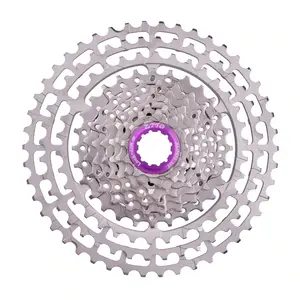Casete de <span class=keywords><strong>Bicicleta</strong></span> ZTTO MTB de <span class=keywords><strong>10</strong></span> <span class=keywords><strong>Velocidades</strong></span> SLR 11-46T, Relación Amplia, CNC Ultraligero, Piñón Libre para <span class=keywords><strong>Bicicleta</strong></span> de Montaña 10S, Compatible con X0 X9 M610 M78 - Product Image 1