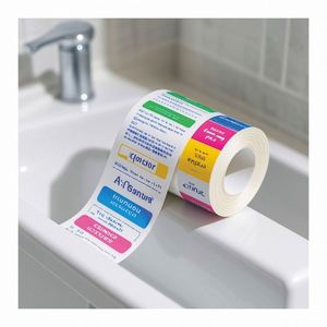Venta al por mayor <span class=keywords><strong>ropa</strong></span> de bebé recién nacido nombres toallitas embalaje <span class=keywords><strong>pegatinas</strong></span> pegatina - Product Image 1