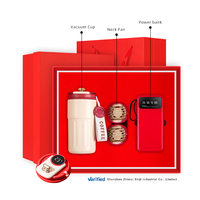 Coffret Cadeau Luxe 2025 pour Employés d'Entreprise : Mug 450ml + Ventilateur de Cou 1000mAh + Batterie Externe Sérigraphiée