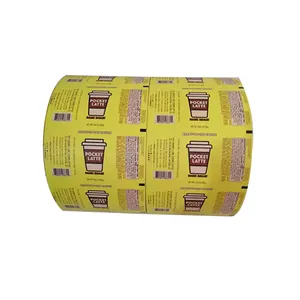 Manufacturer Food Grade Custom Logo Automatic Packaging Coffee Laminated Foil Roll Film