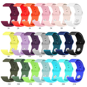 สายนาฬิกาซิลิโคนนิ่ม18มม. 20มม. 22มม. สายรัดข้อมือยางสำหรับ <span class=keywords><strong>Samsung</strong></span> <span class=keywords><strong>Galaxy</strong></span> Huawei Garmin Xiaomi - Product Image 5