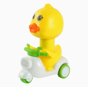 Voiture à inertie de dessin animé Press Duck, moto à rétrofriction, jouet populaire pour enfants - Product Image 5