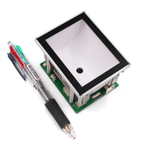 RS485 Wiegand 2D, lector de código de barras de montaje fijo código QR puerta escáner para torniquete de Control de acceso