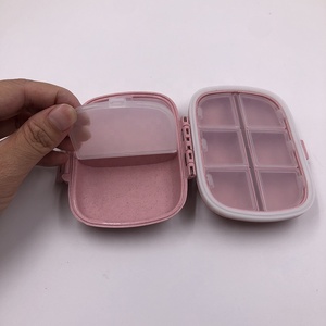 Xách tay <span class=keywords><strong>8</strong></span> ngăn du lịch <span class=keywords><strong>Pill</strong></span> Organizer chống ẩm nhỏ nhựa <span class=keywords><strong>Pill</strong></span> <span class=keywords><strong>Box</strong></span> lúa mì rơm Pocket Y/Vitamin trường hợp - Product Image 5