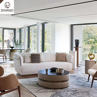 Sofá Foshan de lujo moderno de diseño italiano, sofás de Villa de sala de estar de alta calidad para el hogar, Hotel de lujo