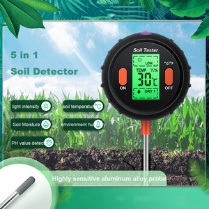 <span class=keywords><strong>Meilleur</strong></span> Ph-mètre numérique 5 en 1 pour sol Affichage LCD professionnel Température <span class=keywords><strong>Humidité</strong></span> Lumière du soleil Ph Plantes de jardin <span class=keywords><strong>Testeur</strong></span> de sol - Product Image 5