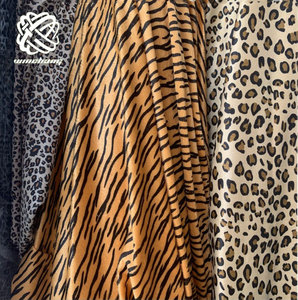 Trung Quốc Nhà Sản Xuất Bán Buôn Siêu Mềm Động Vật Faux <span class=keywords><strong>Fur</strong></span> Giá Rẻ Vải Da Báo In Sang Trọng Giả Lông Thú - Product Image 3