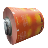 Film plastique alimentaire en rouleau à prix d'usine, emballage personnalisé anti-humidité pour épices, fruits secs, pain, lingettes, gaufres