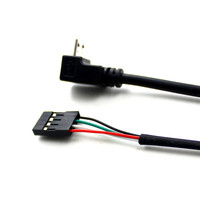 Cable USB Personalizado de Micro Macho a 4 Pines, Ensamblaje de Cable JST Molex Picoblade a Mini B, Arnés de Cableado
