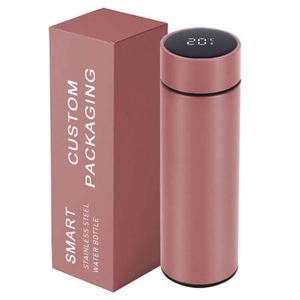 Botella de Agua Deportiva Personalizada con Logotipo, 500 ml, Acero Inoxidable, Doble <span class=keywords><strong>Pared</strong></span>, Aislamiento al Vacío, <span class=keywords><strong>Pintura</strong></span> de Goma Mate - Product Image 3