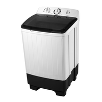 Machine à laver semi-automatique à cuve unique de 15 kg pour usage domestique avec logo de marque personnalisé