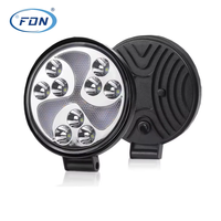 Autres accessoires automobiles, phare de travail LED rond à double couleur clignotant de 4 pouces 27W à large champ de vision pour camion tout-terrain, Luz De Trabajo Led 4 pouces