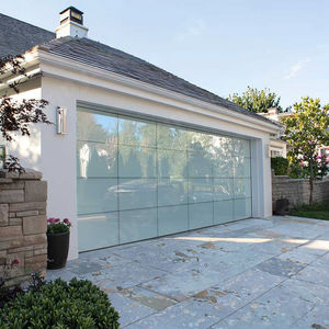 <span class=keywords><strong>Porte</strong></span> <span class=keywords><strong>de</strong></span> <span class=keywords><strong>garage</strong></span> sectionnelle en verre isolé blanc au design moderne Sunnysky, cadre en verre givré, 8x7, <span class=keywords><strong>prix</strong></span> <span class=keywords><strong>pour</strong></span> les maisons et les villas - Product Image 1