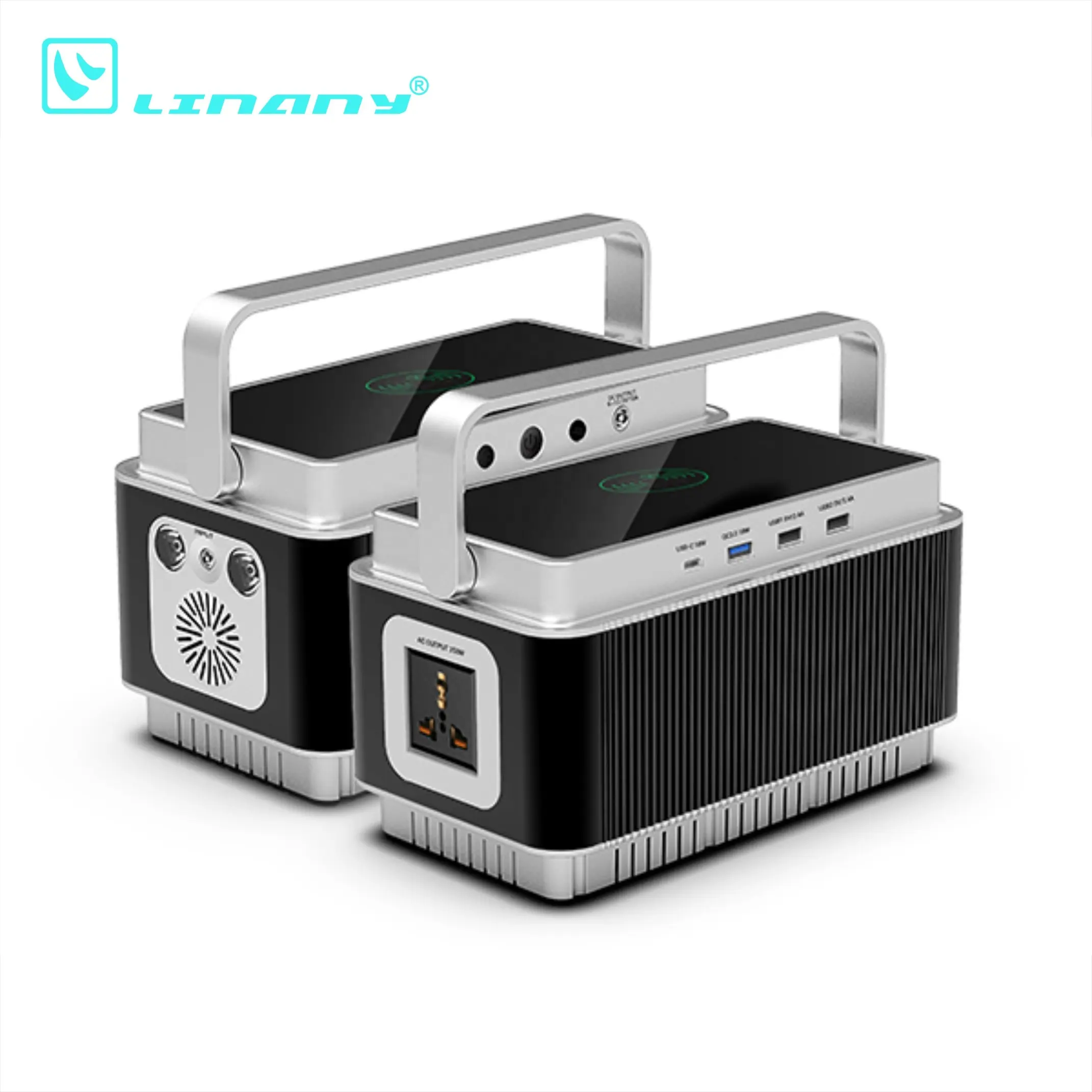 Linany thương hiệu ngoài trời Trạm điện cầm tay LN-T201 mô hình 250W điện không dây thiếu năng lượng cung cấp ngân hàng điện trạm