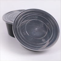 Contenants alimentaires en plastique transparent, compatibles micro-ondes, boîte à emporter pour la restauration rapide avec couvercle pour l'emballage de pâtes, fruits et légumes