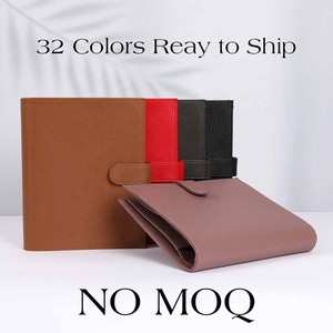 Best Seller Hongbo Agenda Raccoglitore <span class=keywords><strong>A5</strong></span> a 6 Anelli Dorati in Morbida Vera Pelle 32 Colori con Risguardo Disponibile Come Regalo Aziendale - Product Image 2