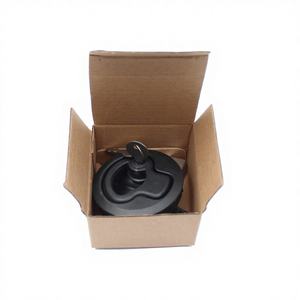 Yacht and RV Toilet Door Locks Marine Deck Round Locks Recessed <b>Black</b> Plastic Floor Latches Marine Hardware - Product Image 3