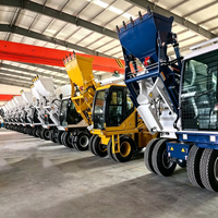 Planta Mezcladora de Concreto Móvil Autocargable de 2.6m³ con Sistema Hidráulico de Circuito Cerrado y 1 Año de Garantía para Proyectos de Construcción
