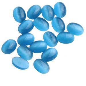 Cabujón Oval azul Aqua sintético <span class=keywords><strong>de</strong></span> <span class=keywords><strong>ojo</strong></span> <span class=keywords><strong>de</strong></span> <span class=keywords><strong>gato</strong></span> <span class=keywords><strong>de</strong></span> <span class=keywords><strong>la</strong></span> <span class=keywords><strong>piedra</strong></span> <span class=keywords><strong>de</strong></span> <span class=keywords><strong>la</strong></span> gema - Product Image 1