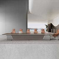 Table de réunion Xinzhuo grande, écologique et durable, design moderne, mobilier de bureau pour hôtels, écoles, salles de réunion et de conférence
