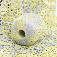 YuHeng Faddish#6 Lace Yarn Hand-knitted 100% Cotton High Twist 2600CN with Gradient Dyed Yarn Segments