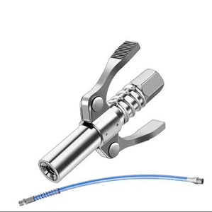 Acoplador de pistola de engrase de doble mango de alta presión con manguera, boquilla de engrase para engrasar equipos mecánicos - Product Image 6
