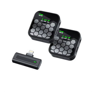 <span class=keywords><strong>Pix</strong></span>-link J33 Bluetooth tiếng ồn hủy bỏ Microphone ghi âm <span class=keywords><strong>video</strong></span> ghi âm Kit Live Show không dây di động Lavalier Microphone - Product Image 2