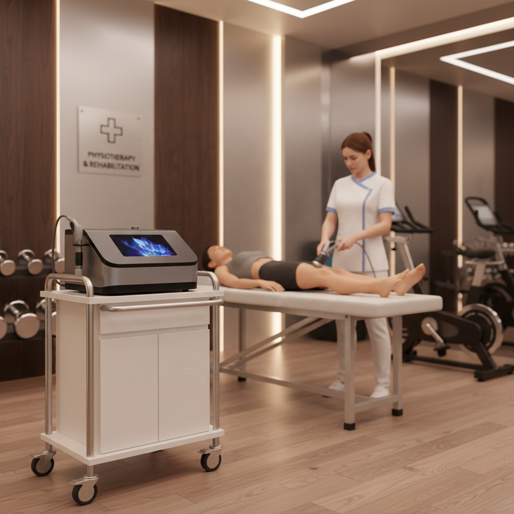 NewFace Pneumatic Shockwave Machine Extracorporeal Pulse Activation Desktop Shockwave Machine Blood Flow Enhancement Device