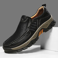 Chaussures plates décontractées pour hommes, à enfiler, à semelle souple, antidérapantes, de haute qualité, confortables, pour affaires et travail en extérieur
