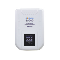Stabilisateur de tension domestique monophasé mural 3000VA avec sortie relais 220V10% Régulateur de tension